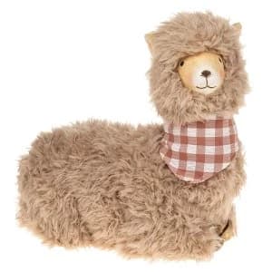 Fluffy Llama Lying XLarge Ornament