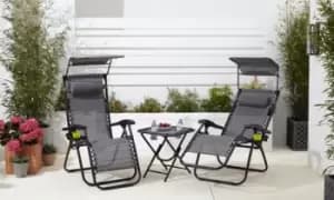 Neo Cream Zero Gravity Chairs and Table - Garden & Outdoor
