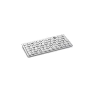 Kensington DUAL WIRELES COMPACT Keyboard WHT UK