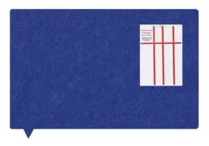 MagiShape Speech bubble board 100x80cm Mid Blue