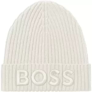 Boss Boss Zaryan Beanie Womens - White