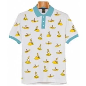 The Beatles Yellow Sub SubMarines Polo Shirt: Large