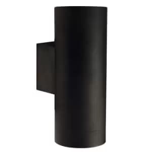 Tin Maxi Up & Down Wall Lamp Black, GU10, IP54