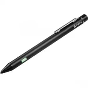 Sandberg Rechargeable Precision Active Stylus Pen, Optimal Precision, Aluminium, 5 Year Warranty