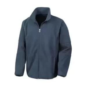 Result Mens Osaka TECH Performance Combined Pile Softshell Waterproof Windproof Jacket (3XL) (Navy Blue)