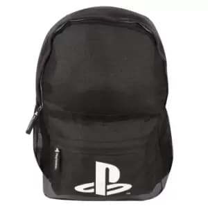 Playstation Girls Logo Backpack (One Size) (Black/White)