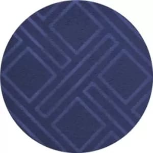 Blackout Curtains Eyelet Ring Top Diamond, Polyester, Blue, 46 x 54 - Blue - Alan Symonds