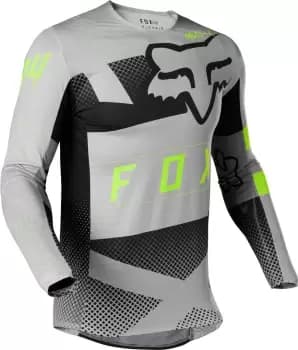 FOX Flexair Riet Motocross Jersey, grey, Size L, grey, Size L