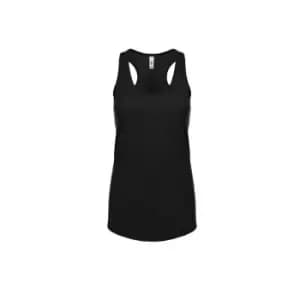 Next Level Womens/Ladies Ideal Racer Back Tank Top (M) (Black)