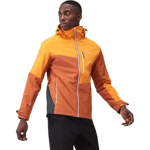 Regatta Mens Hewitts IX Breathable Hooded Softshell Jacket XL - Chest 43-44' (109-112cm)