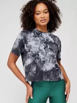 Under Armour Rush Energy Novelty Top - Black/Grey Size M Women