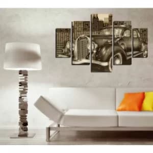 ST212 Multicolor Decorative MDF Painting (5 Pieces)