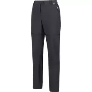 Regatta Womens Mountain Zip Off Water Repellent Trousers UK 12R- Waist 29', (74cm), Inside Leg 31'