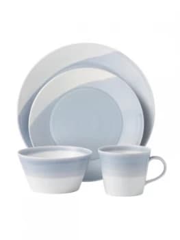 Royal Doulton 1815 blue 16 piece set Blue