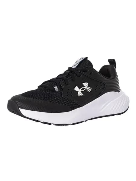 Under Armour Charged Commit Trainers Black/Grey 6 UK