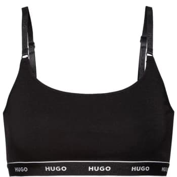 TWO-PACK OF STRETCH-COTTON BRALETTES WITH LOGO DETAIL
