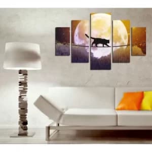 ST238 Multicolor Decorative MDF Painting (5 Pieces)