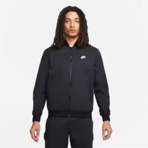 Nike Nsw Woven Utility Bomber Jacket, Black/White, Male, Jackets & Outerwear, DM6821-010