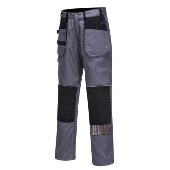 Portwest C720 Tradesman Holster Trousers Grey / Black 40" 31"