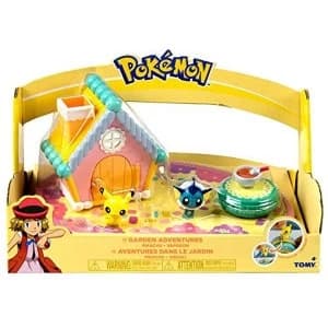 Pokemon Garden Adventures Pikachu and Vapoeon Mini Figure Playset
