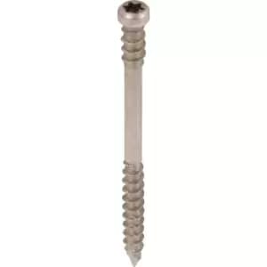 Spax A2 Stainless Steel T-STAR Plus Decking Screw 5.0 x 60mm (100 Pack) in Silver
