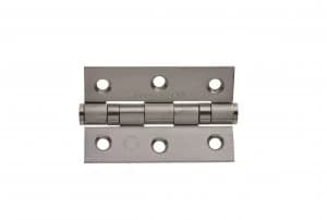 Wickes Grade 7 Fire Rated Ball Bearing Hinge - Satin 75mm Pack of 2
