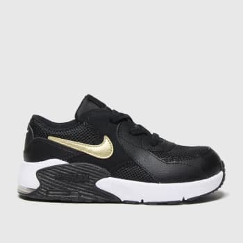 Nike Black & Gold Air Max Excee Trainers Toddler