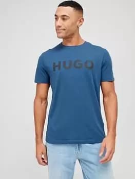 Hugo Dulivio Logo Dark Blue T-Shirt