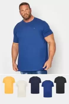 Mens 5 Pack T-Shirts