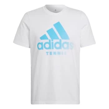 adidas Tennis AEROREADY Graphic T-Shirt Mens - White