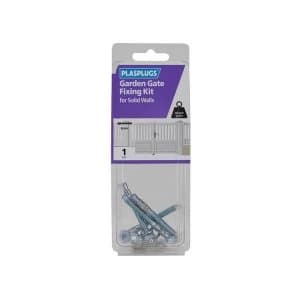 Plasplugs Garden Gate Fixing Kit for Solid Walls