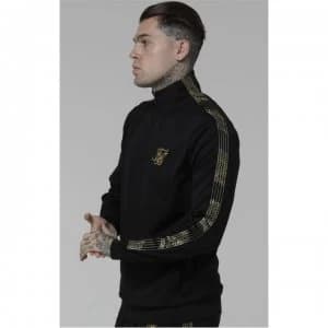 SikSilk Gold Edit Quarter Zip Overhead Runner - Black