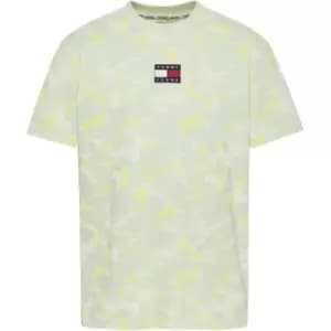 Tommy Jeans Tjm Clsc Camo Aop Tee - Green