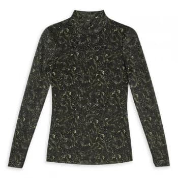 Ted Baker Teeana Mesh T Shirt - Black