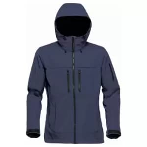 Stormtech Womens/Ladies Epsilon 2 Hooded Soft Shell Jacket (L) (Navy/Graphite Grey)