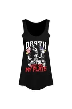 Death In My Metal Not On My Plate Vest Top