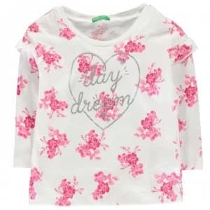 Benetton Day Dream T Shirt - White 96K