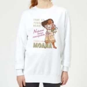 Moana Natural Born Navigator Womens Sweatshirt - White - 3XL