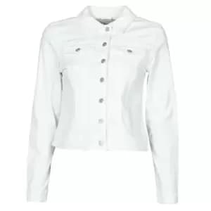 Vila VISHOW womens Denim jacket in White - Sizes S,M,L