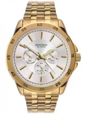 Sekonda Mens Gold Plated Watch 1586