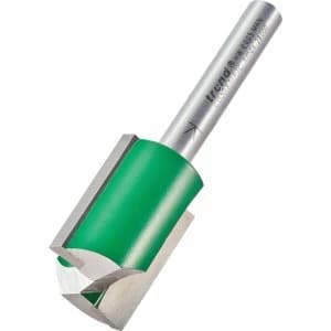 Trend CRAFTPRO Two Flute Straight Router Cutter 19.1mm 25.4mm 1/4"
