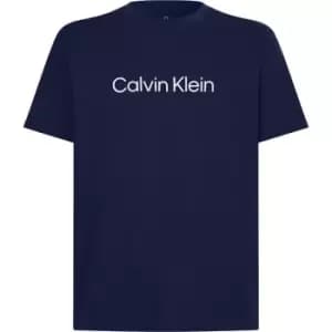 Calvin Klein Performance Logo T Shirt - Blue