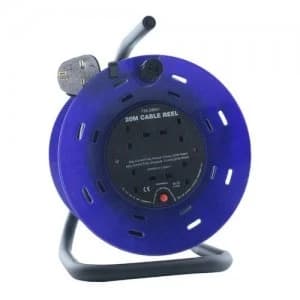 Pro-Elec 20M 4G Extension Reel on Metal Frame