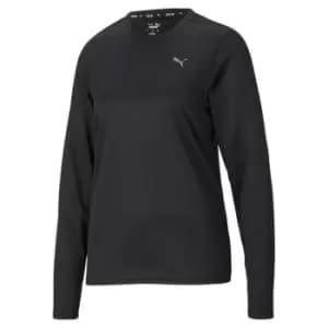 Puma Long Sleeve Running Top - Black