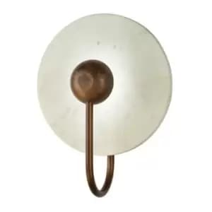 Larissa Pano Sconce Wall Lamp LED 3W Marble Copper Rusty