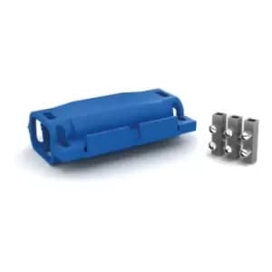 Wiska Shark Insulating Connector Joint 13A 3 Core Blue - SH0310W