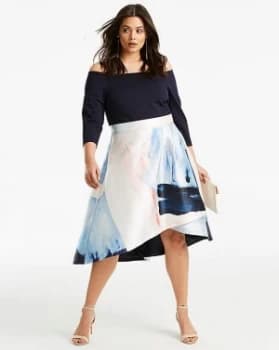 Coast Marni Chloi Bardot Printed Dress