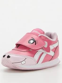 Reebok Infant Royal Classic Jogger 2 Shoe - Pink/Purple, Size 8
