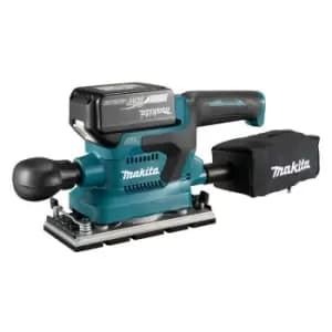 Makita DBO382RTJ LXT Finishing Sander 18V 2 x 5.0Ah Li-ion Batteries