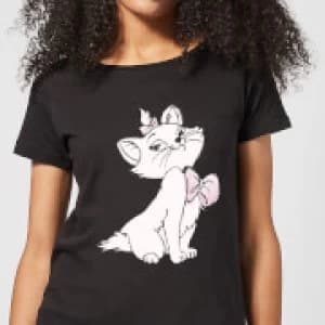 Disney Aristocats Marie Womens T-Shirt - Black